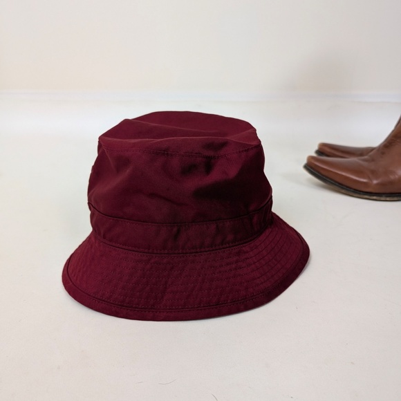 MEC Bucket Hat Mesh Lining Burgundy Red Fall Autumn - Picture 5 of 8